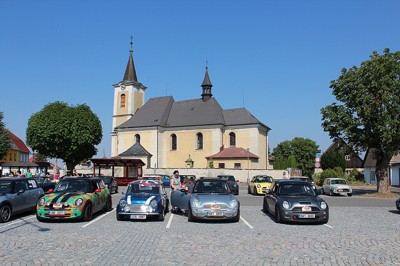 Sraz vozů Mini Cooper