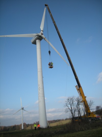 Demontáž větrných elektráren