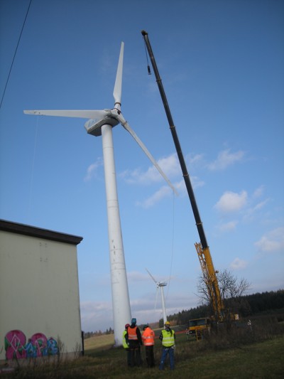 Demontáž větrných elektráren