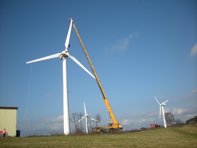 Demontáž větrných elektráren
