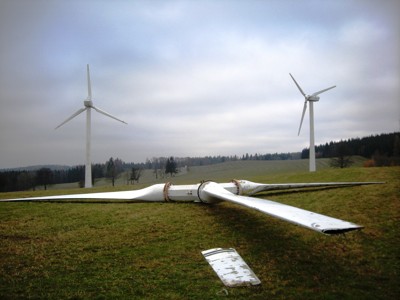 Demontáž větrných elektráren