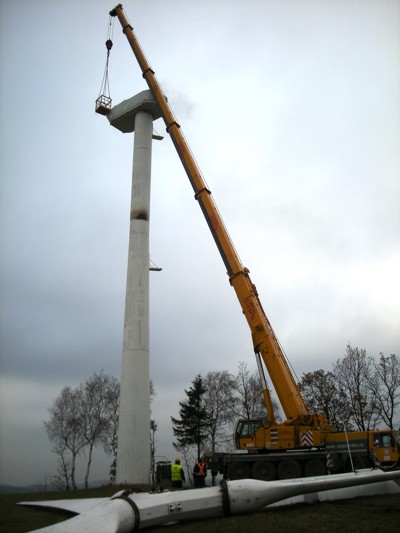 Demontáž větrných elektráren