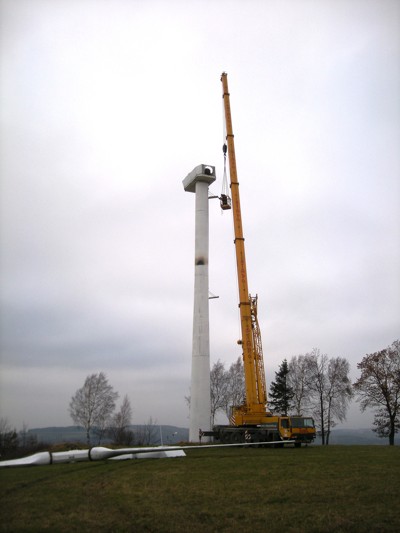 Demontáž větrných elektráren