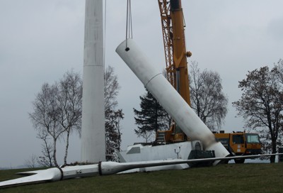 Demontáž větrných elektráren