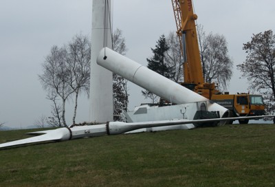 Demontáž větrných elektráren