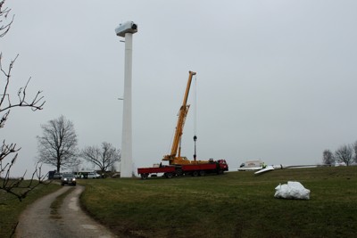 Demontáž větrných elektráren