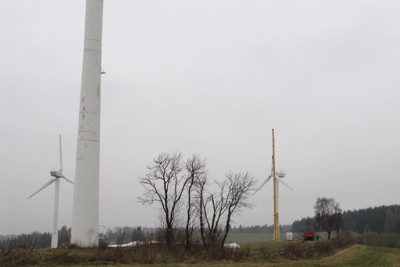 Demontáž větrných elektráren