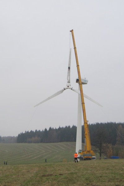 Demontáž větrných elektráren