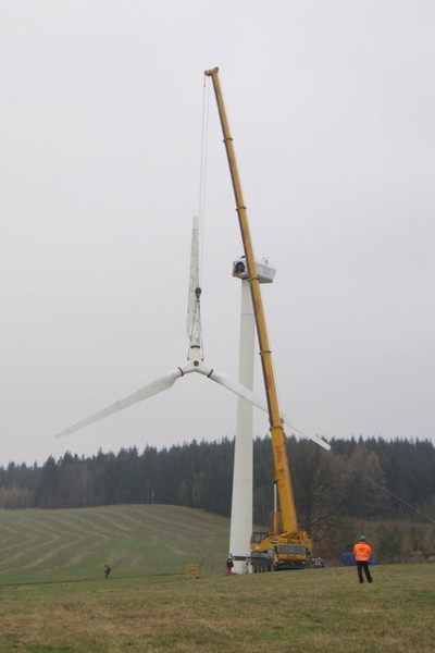 Demontáž větrných elektráren