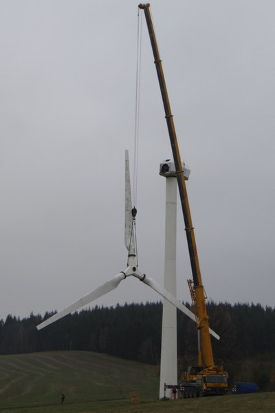 Demontáž větrných elektráren