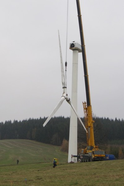 Demontáž větrných elektráren