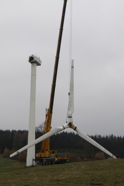 Demontáž větrných elektráren