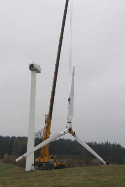 Demontáž větrných elektráren