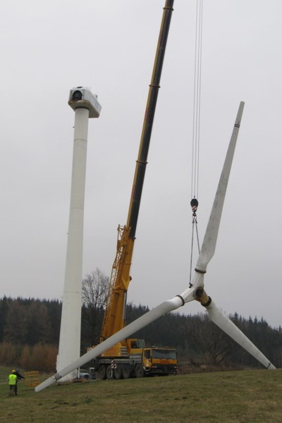 Demontáž větrných elektráren