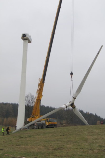 Demontáž větrných elektráren
