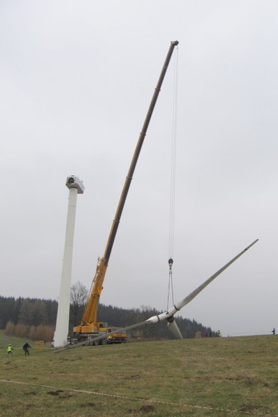 Demontáž větrných elektráren