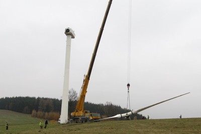 Demontáž větrných elektráren
