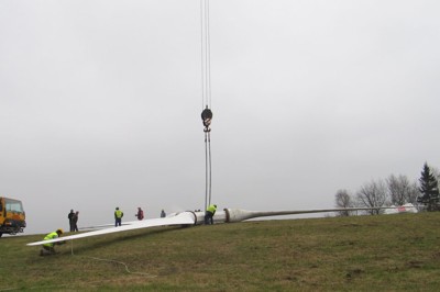 Demontáž větrných elektráren