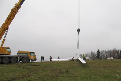 Demontáž větrných elektráren