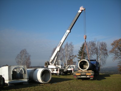 Demontáž větrných elektráren