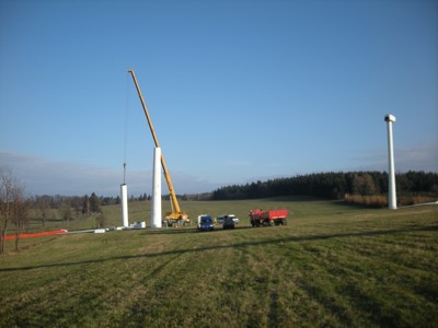 Demontáž větrných elektráren