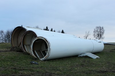 Demontáž větrných elektráren