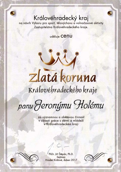 Zlatá koruna Královéhradeckého kraje 2017