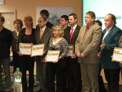 Vyhlášení výsledků soutěže Zlatý erb 2012